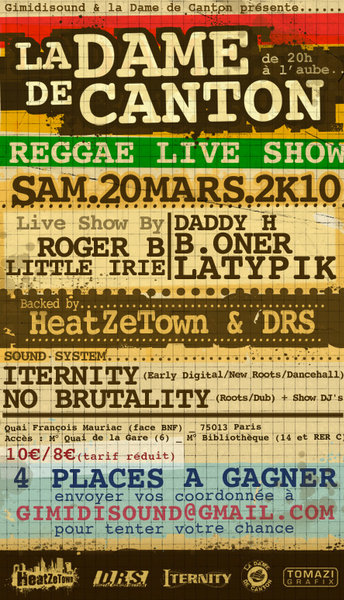 Flyers de concerts
