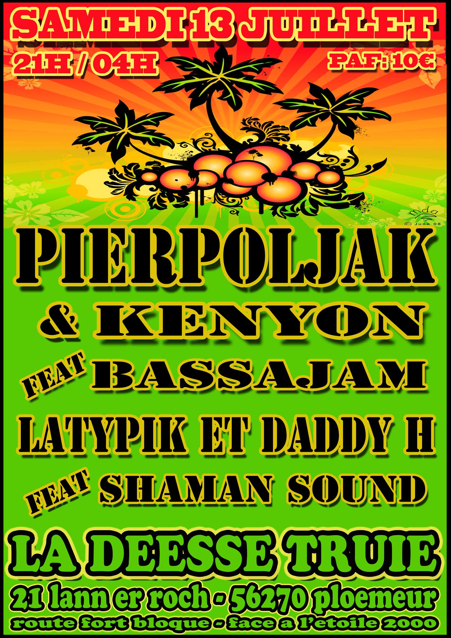Flyers de concerts