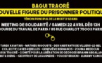 Meeting Bagui Traoré, nouvelle figure du prisonnier politique