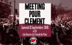 Meeting pour Clément : 5 ans de lutte antifasciste