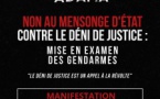 Manifestation contre le mensonge d'État #JusticePourAdama