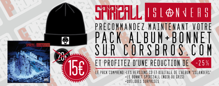 Sortie du premier album de Spiri2all 'Islanders' le 19 août 2016