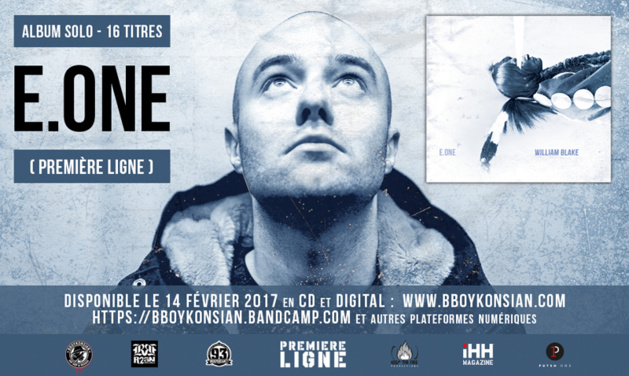 L'album "William Blake" de E.One (Première Ligne) disponible en CD & Digital