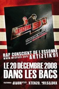 Premier maxi du groupe Artiztik91 dans les bacs Premier maxi du groupe Artiztik91 dans les bacs
