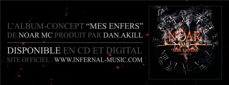 "Mes enfers", l'album concept de Noar Mc disponible en CD & Digital