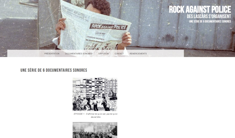 Documentaires sonores "Rock against police" en libre téléchargement