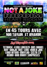 Poor Man Records présente le 'Not a joke Riddim' Poor Man Records présente le 'Not a joke Riddim'