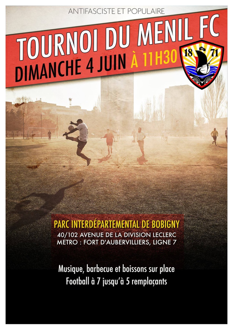 Week end de mobilisation les 3 et 4 juin 2017, 4 ans après la mort de Clément Méric