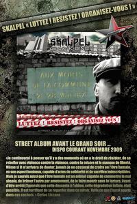Sortie le 1er décembre du street album de Skalpel: 'Luttez!Résistez!Organisez-vous!'