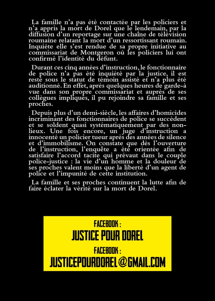 Vérité et Justice pour Dorel