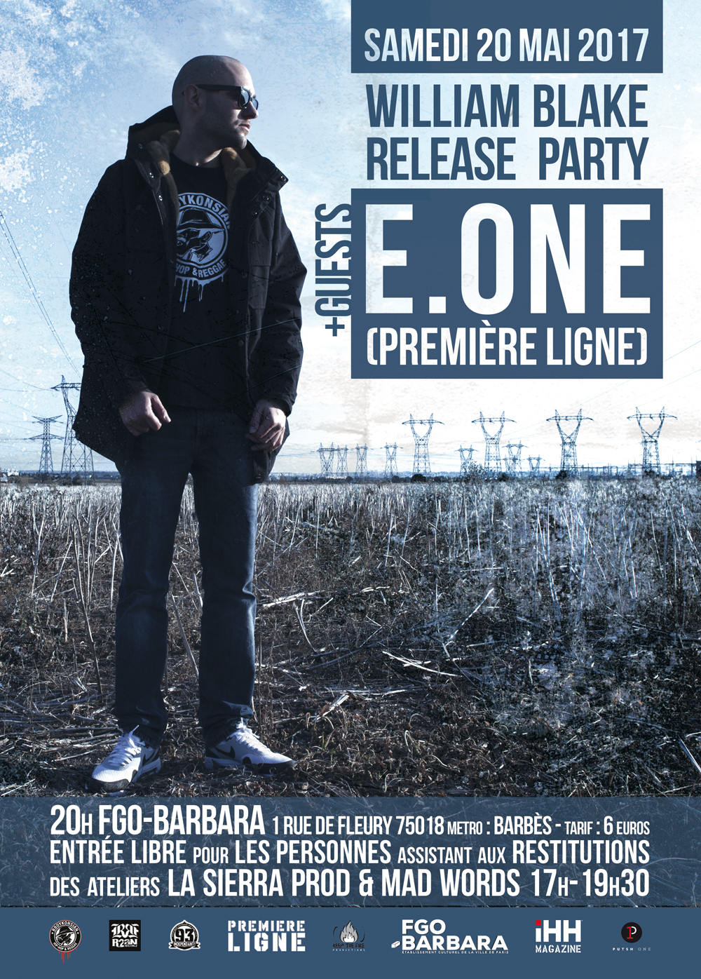 "William Blake Release Party" à Paris le 20 mai 2017
