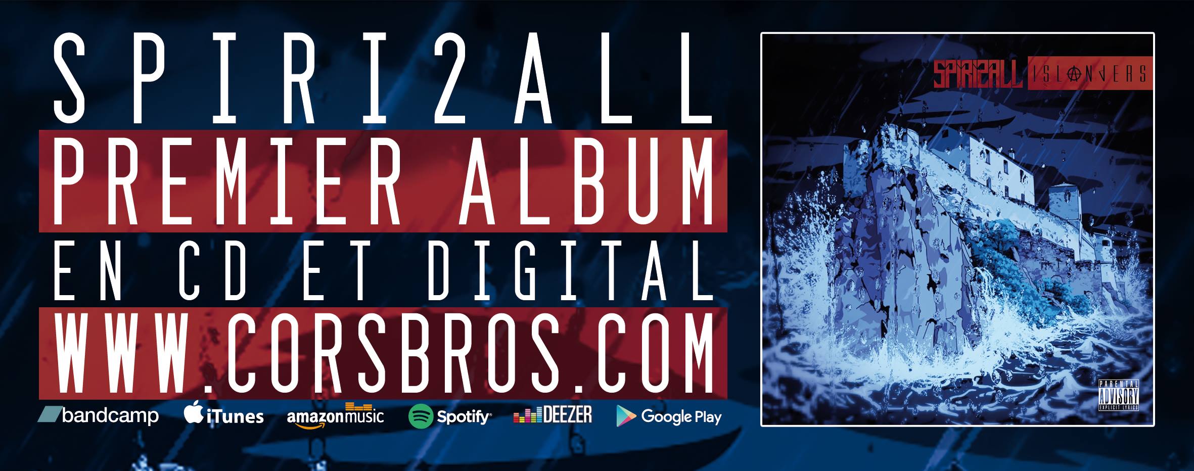 L'album "Islanders" de Spiri2all disponible en CD et Digital