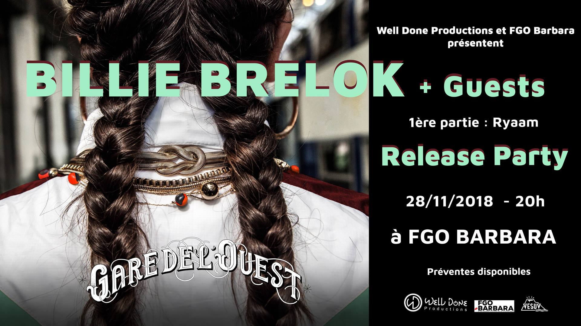 Emission "Frontline" du 23 novembre 2018 avec Billie Brelok