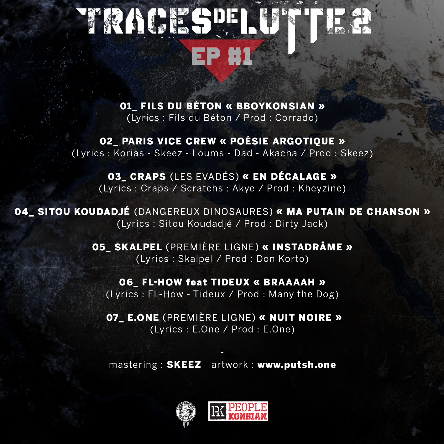 "Traces de lutte 2 - EP #1" disponible en Digital le mardi 10 septembre 2019