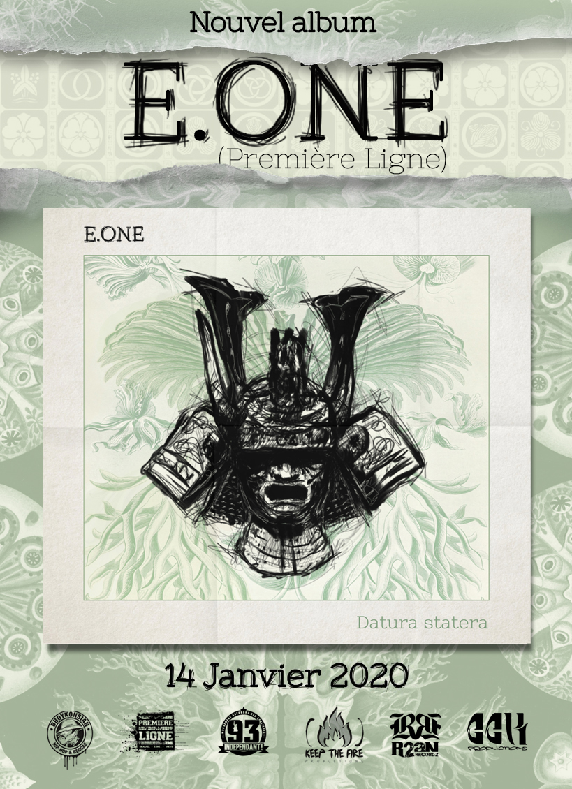 Sortie de l'album d'E.One "Datura statera" en CD & Digital