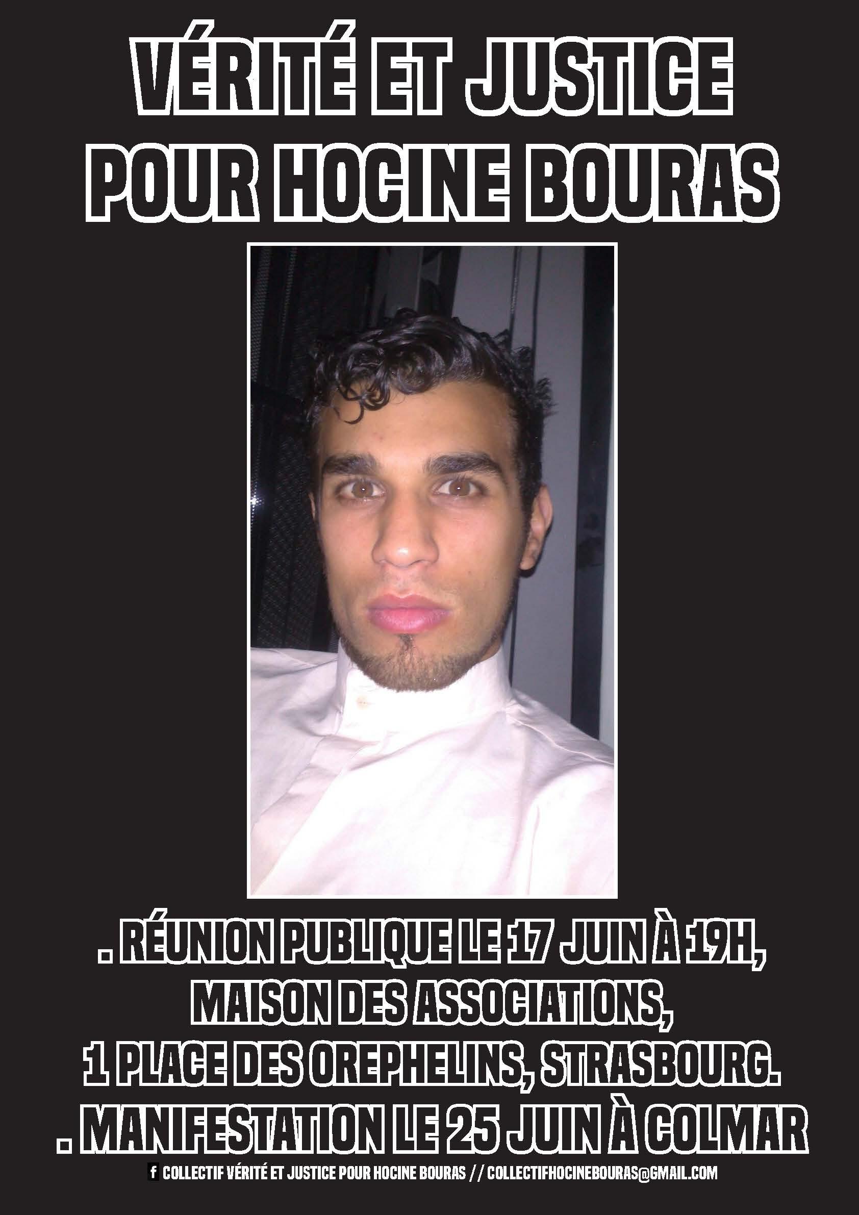 Communiqué de presse du Collectif Vérité et Justice pour Hocine Bouras