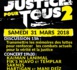 "Justice pour tous 2 : Journée de rencontres et de solidarité" le 31 mars 2018 à Paris