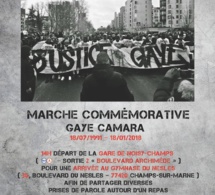 Marche commémorative pour Gaye Camara le 09 février 2019 à Champs-sur-Marne