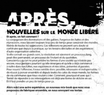 Appel pour un prochain Mix-book 'Après, nouvelles sur le monde libéré' : Envoyez-nous vos nouvelles avant le 15 janvier 2017