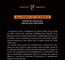 Sortie du livre 'All power to the people - Textes et discours des Black Panthers' le 19 mai 2016