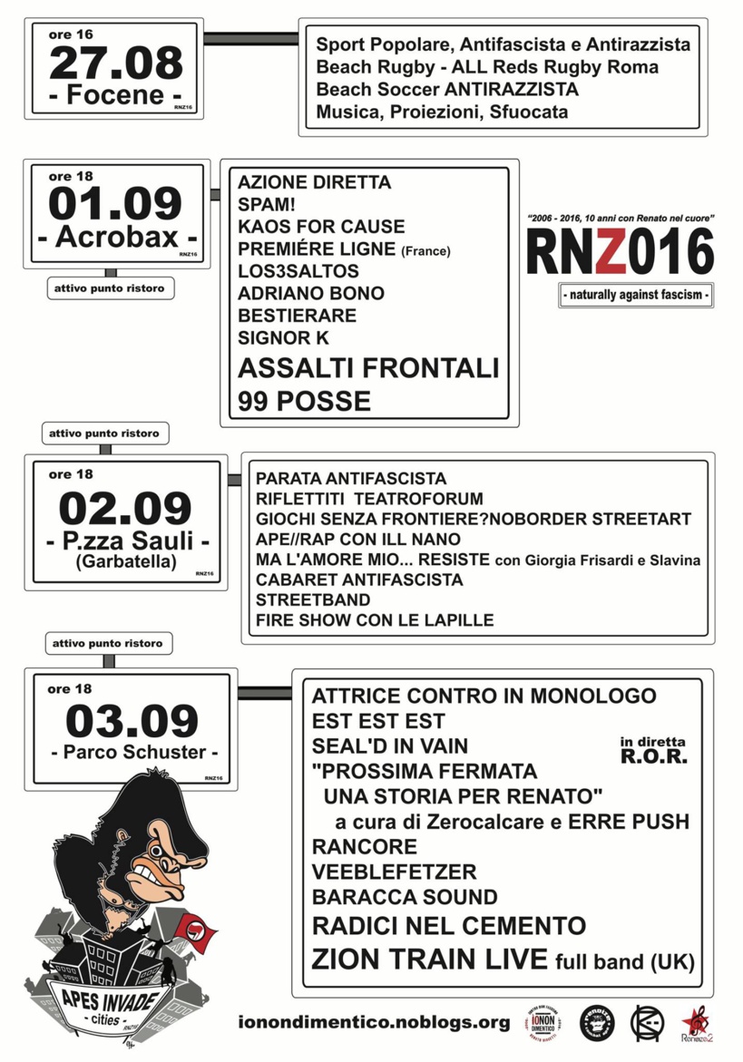 Concert à Rome en Italie le 01 septembre 2016