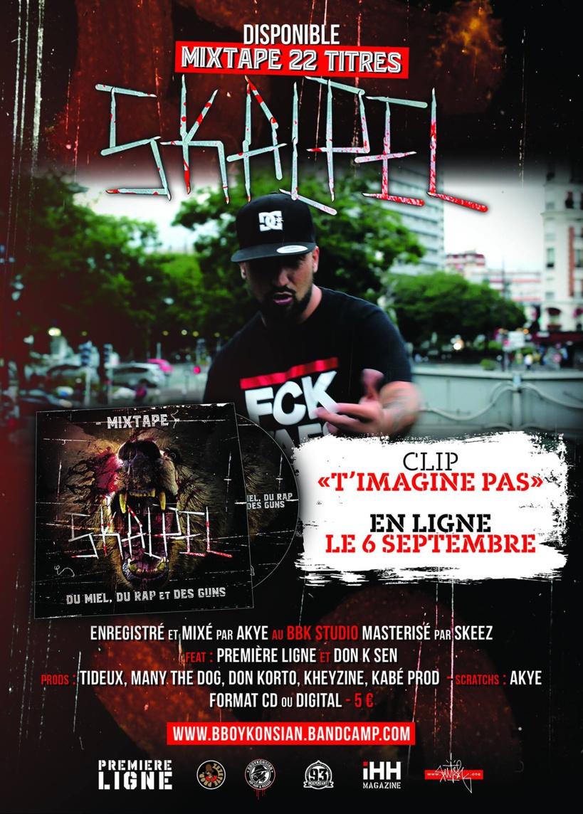 Le clip 'T'imagine pas' de Skalpel en ligne le 06 septembre 2016