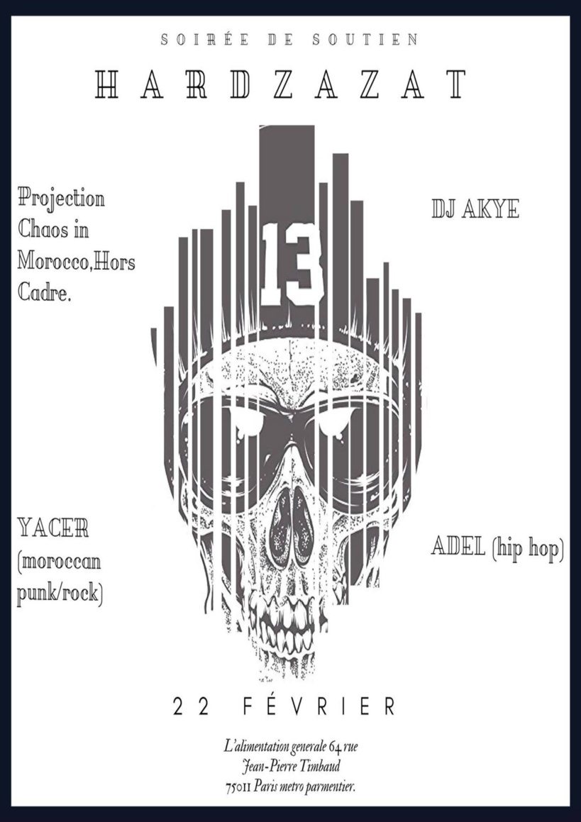 Soirée de soutien au Hardzazat Festival à Paris le 22 février 2018 Soirée de soutien au Hardzazat Festival à Paris le 22 février 2018