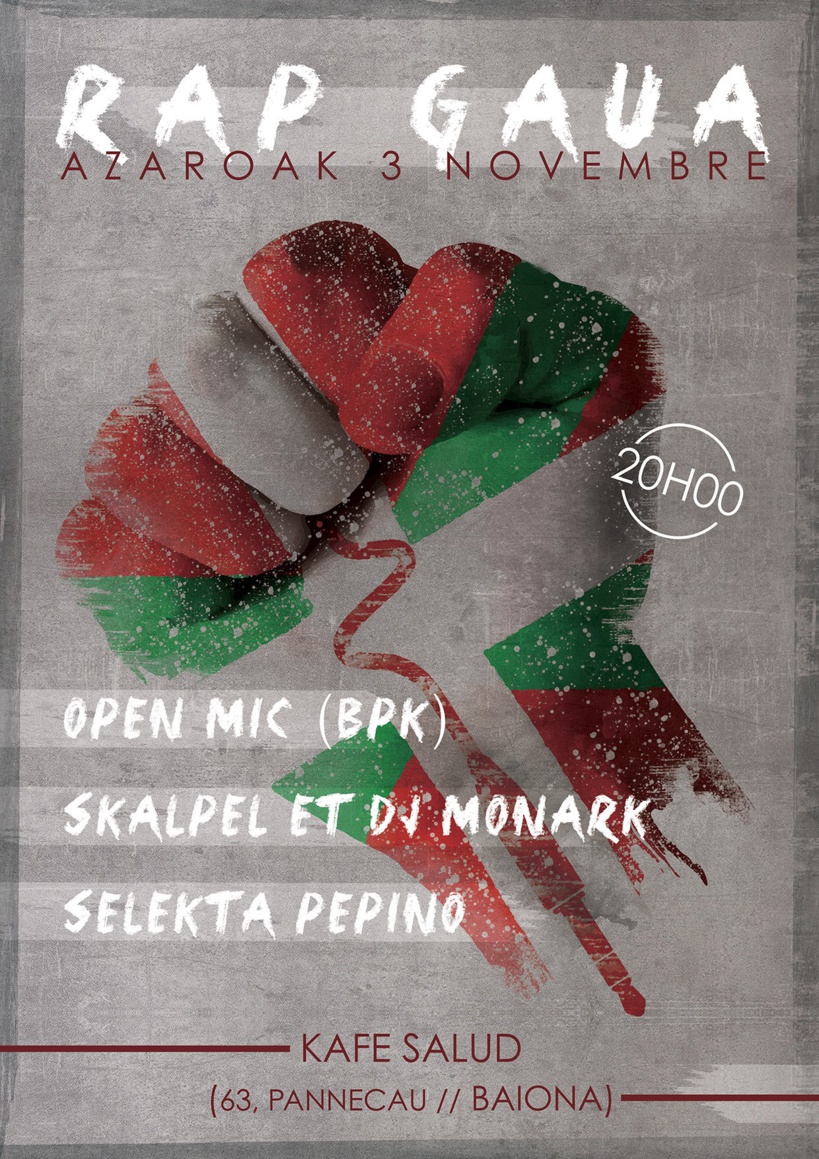 Concert à Bayonne le 03 novembre 2018