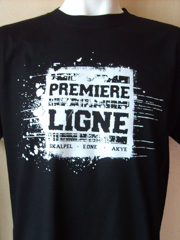 T-shirt "Première Ligne" Noir (Homme)