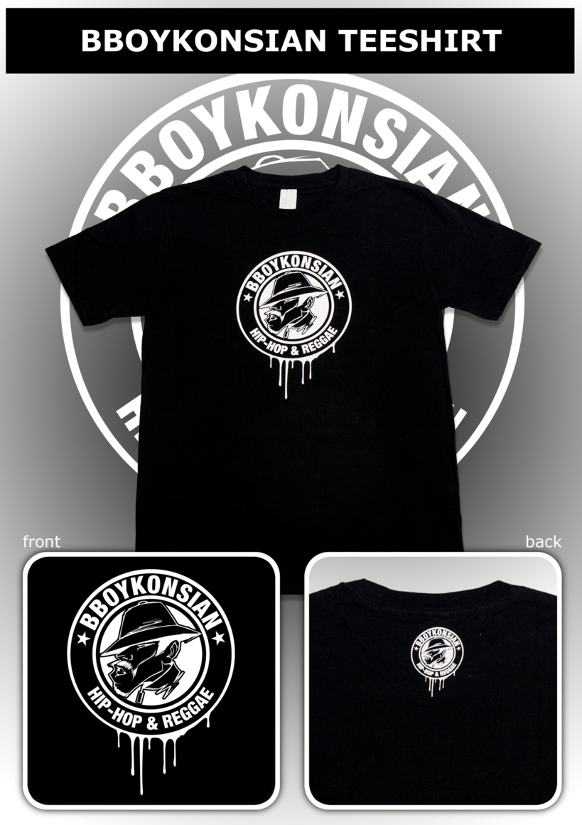 T-shirt "BBoyKonsian" Noir (Homme) T-shirt "BBoyKonsian" Noir (Homme)