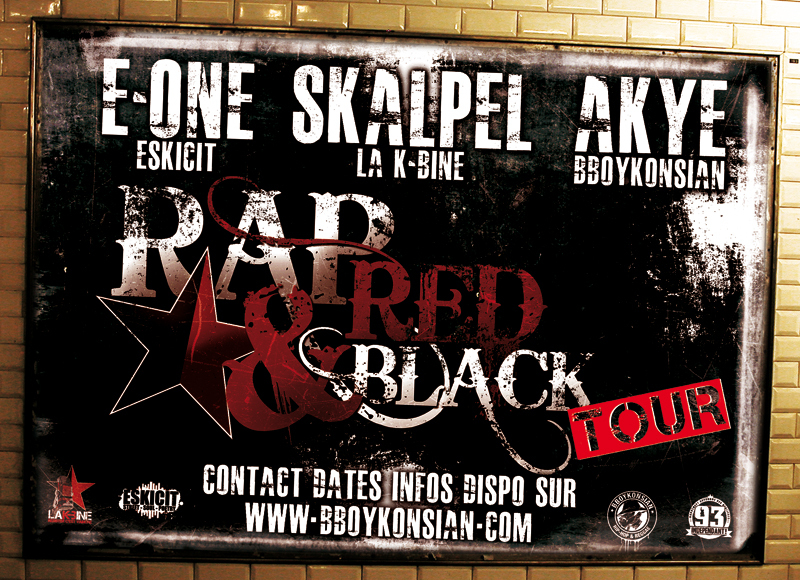 'Rap Red & Black Tour' (Mai 2010 - Juillet 2011) 'Rap Red & Black Tour' (Mai 2010 - Juillet 2011)
