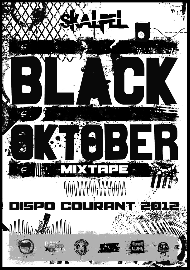 Flyer de la Mixtape 'Black Oktober'