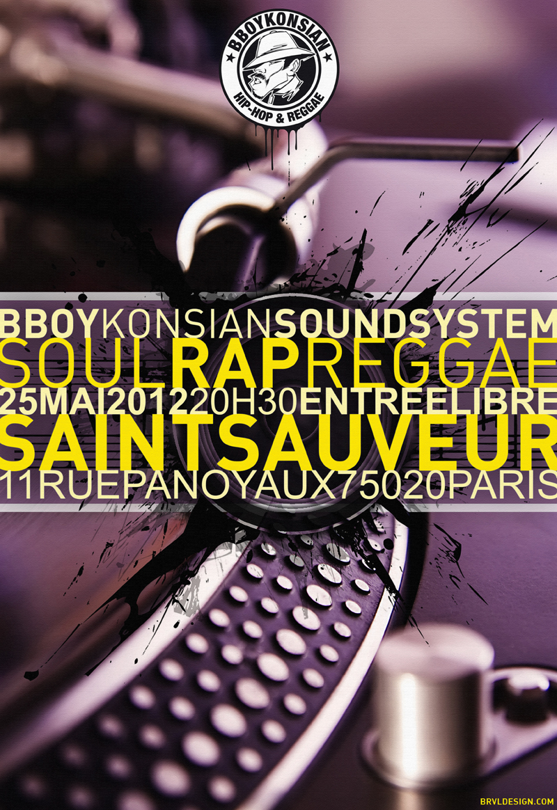 BBoyKonsian Sound System à Paris le 25 mai 2012