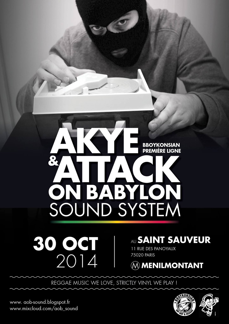 Attack on Babylon & BBoyKonsian à Paris le 30 octobre 2014