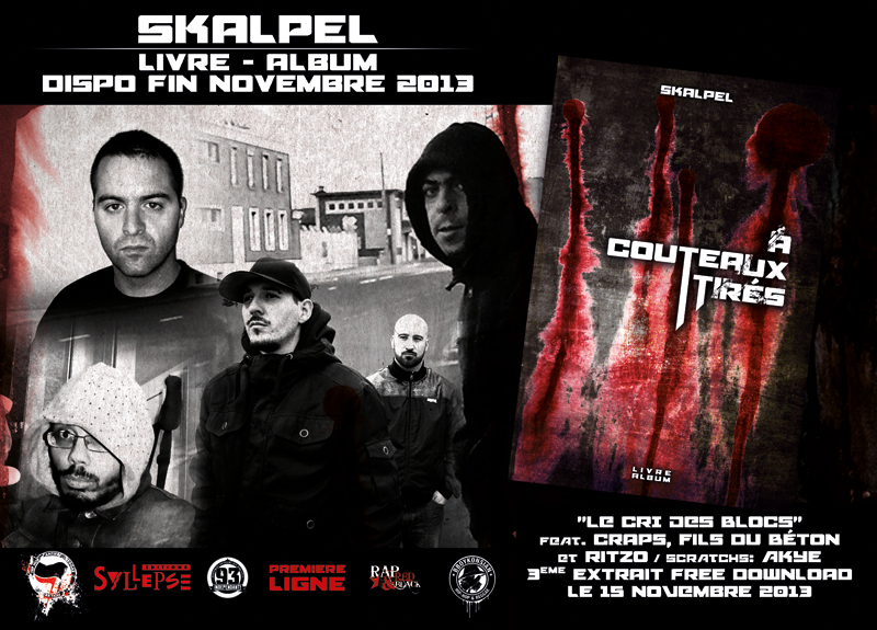 Skalpel feat Craps, Fils du Béton et Ritzo 'Le cri des blocs' (Free Download)