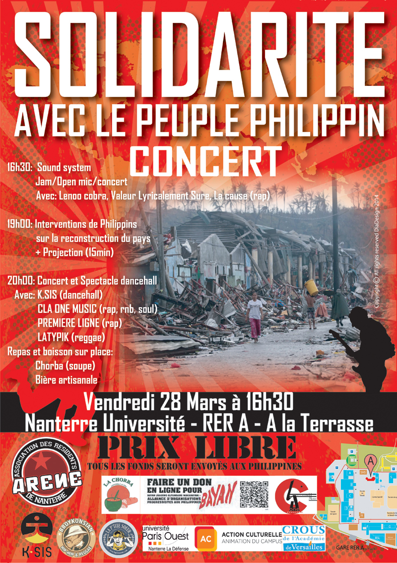 Concert à Nanterre le 28 mars 2014