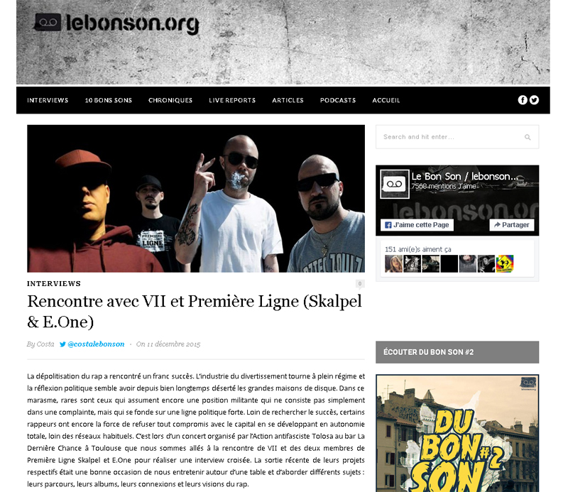 Interview - Lebonson (Décembre 2015)