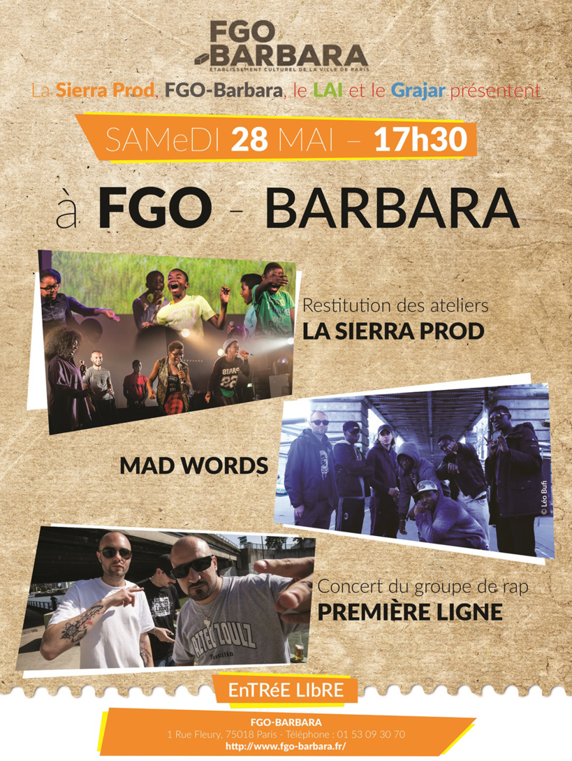 Concert à Paris le 28 mai 2016