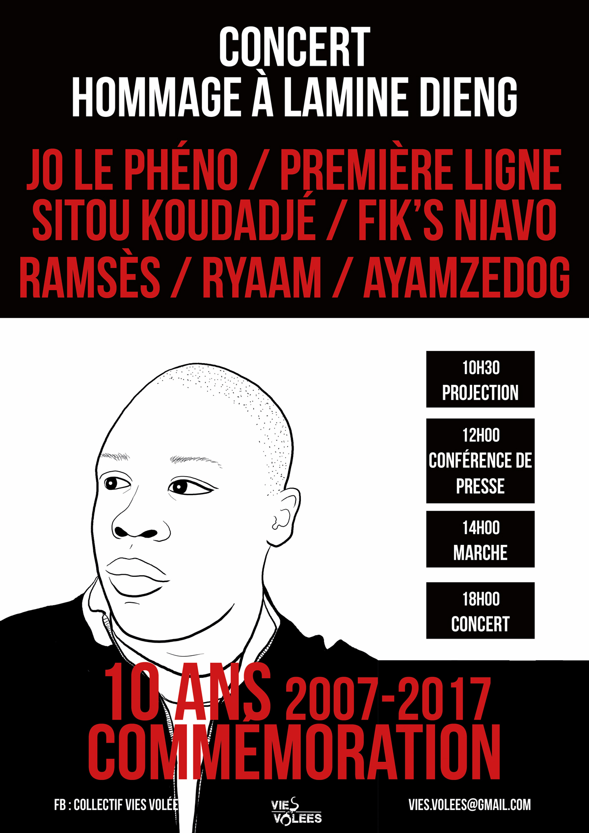 Concert à Paris le 17 juin 2017