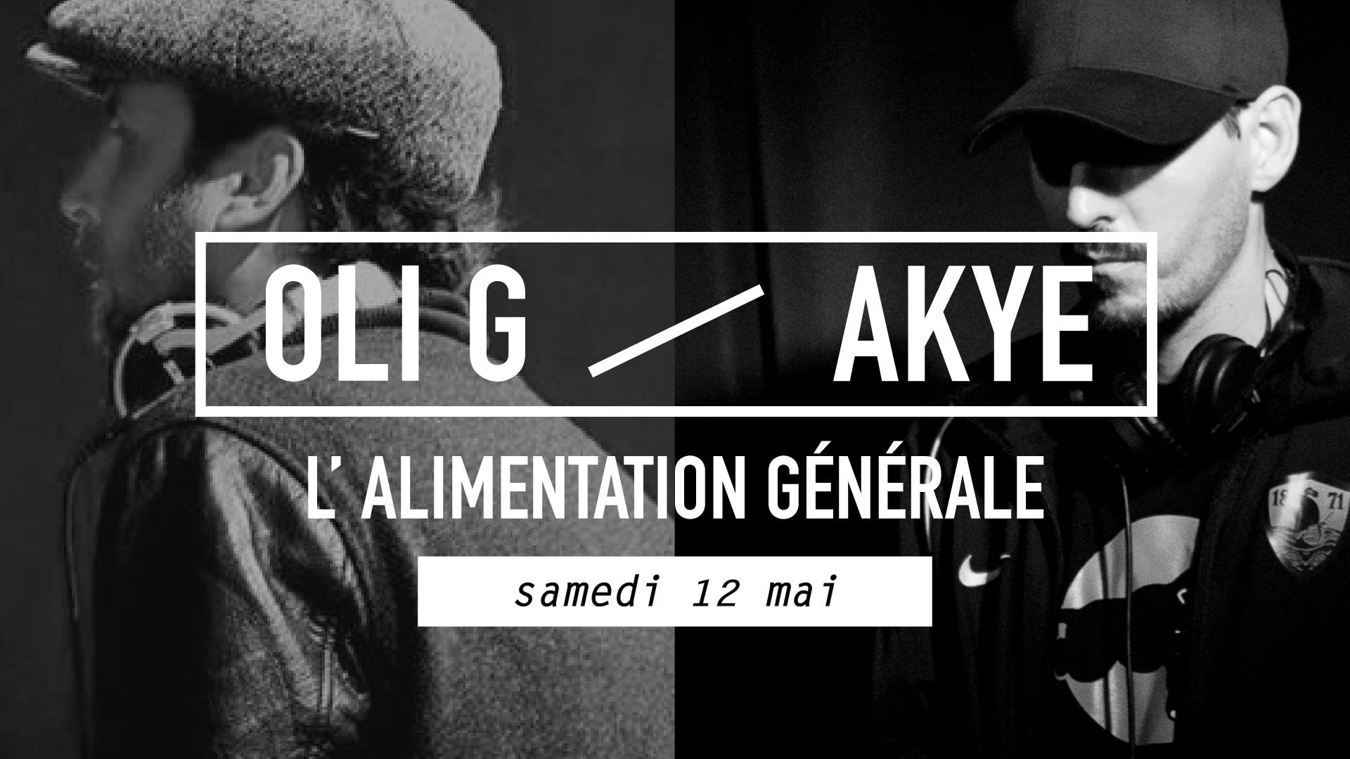 Oli G + Akye à Paris le 12 mai 2018