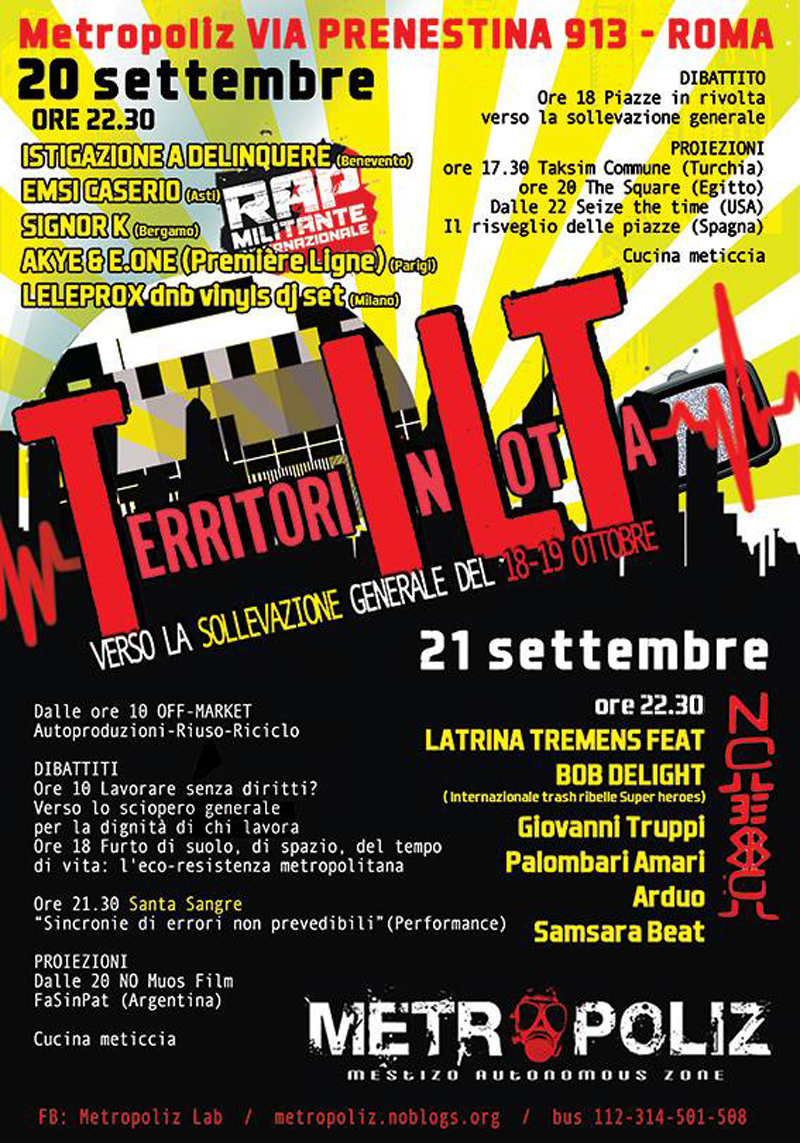 Concert à Rome en Italie le 20 septembre 2013