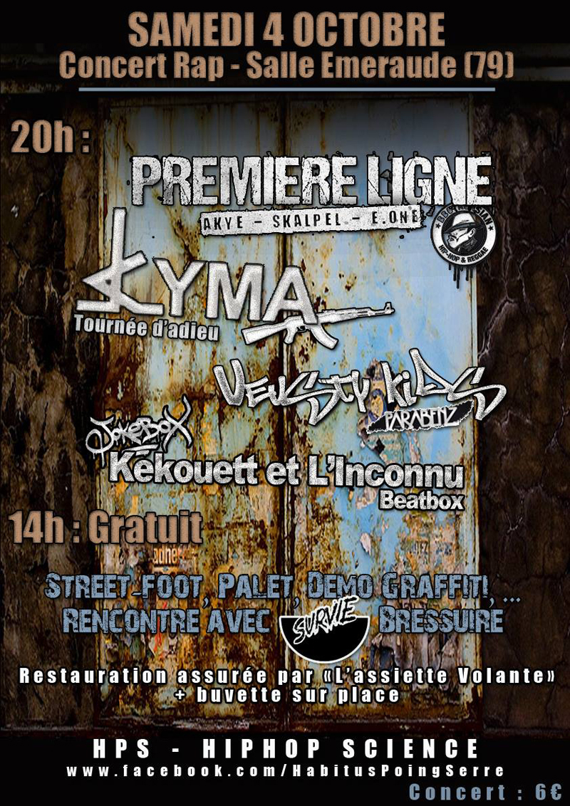 Concert à Bressuire le 04 octobre 2014