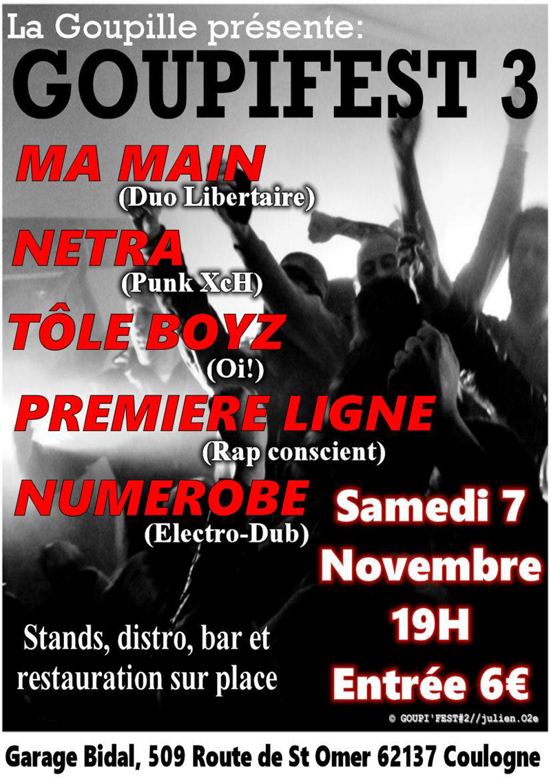 Concert à Coulogne le 07 novembre 2015
