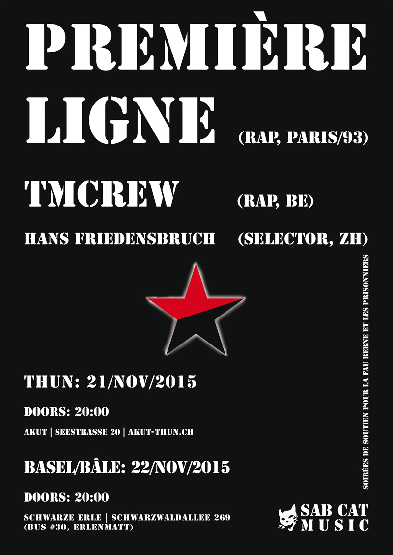 Concerts à Thun et Bâle (Suisse) les 21 et 22 novembre 2015