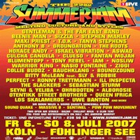 Programme du Festival 'Summerjam' 2007