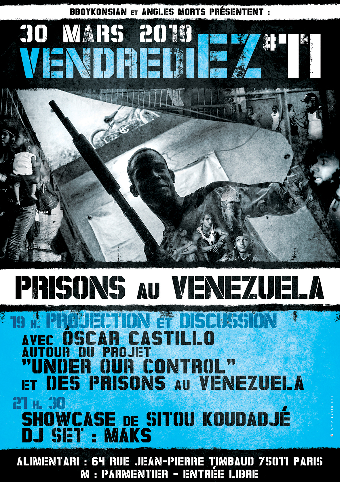 "VendrediEZ #11 : Prisons au Venezuela" le 30 mars 2018 à Paris