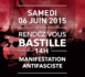 Manifestation antifasciste à Paris le samedi 06 juin 2015