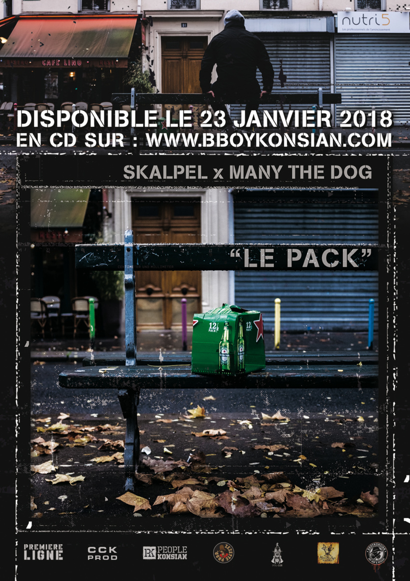 "Le pack" de Skalpel x Many the Dog disponible en CD & Digital "Le pack" de Skalpel x Many the Dog disponible en CD & Digital