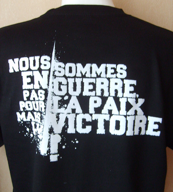 T-shirt "Première Ligne" Noir (Homme)
