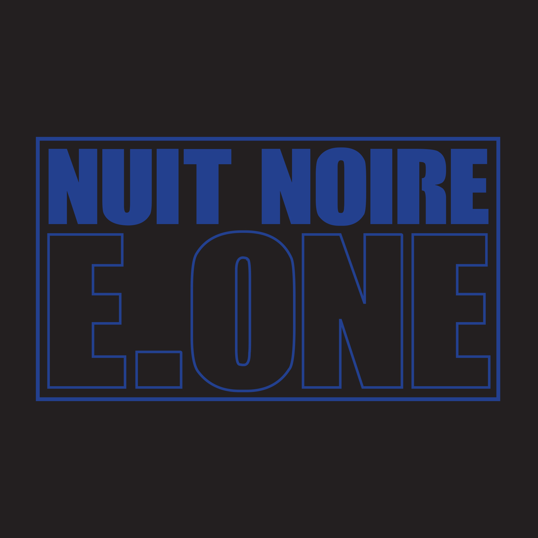 E.One (Première Ligne) "Nuit noire"